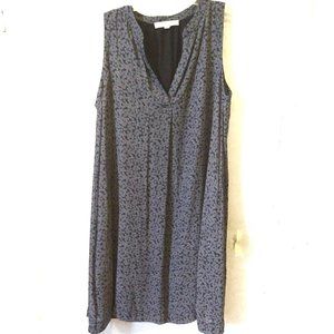 Ann Taylor "Loft" Black & White Shift Dress Size L